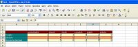 tabelki kolorowanie - Openoffice Calc
