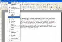 Openoffice - dodajemy przypis