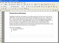 Openoffice - wypunktowanie, numerowanie